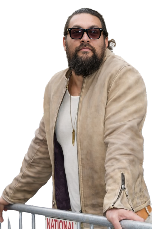 Wrecking Crew Jason Momoa Beige Leather Jacket - Image 3